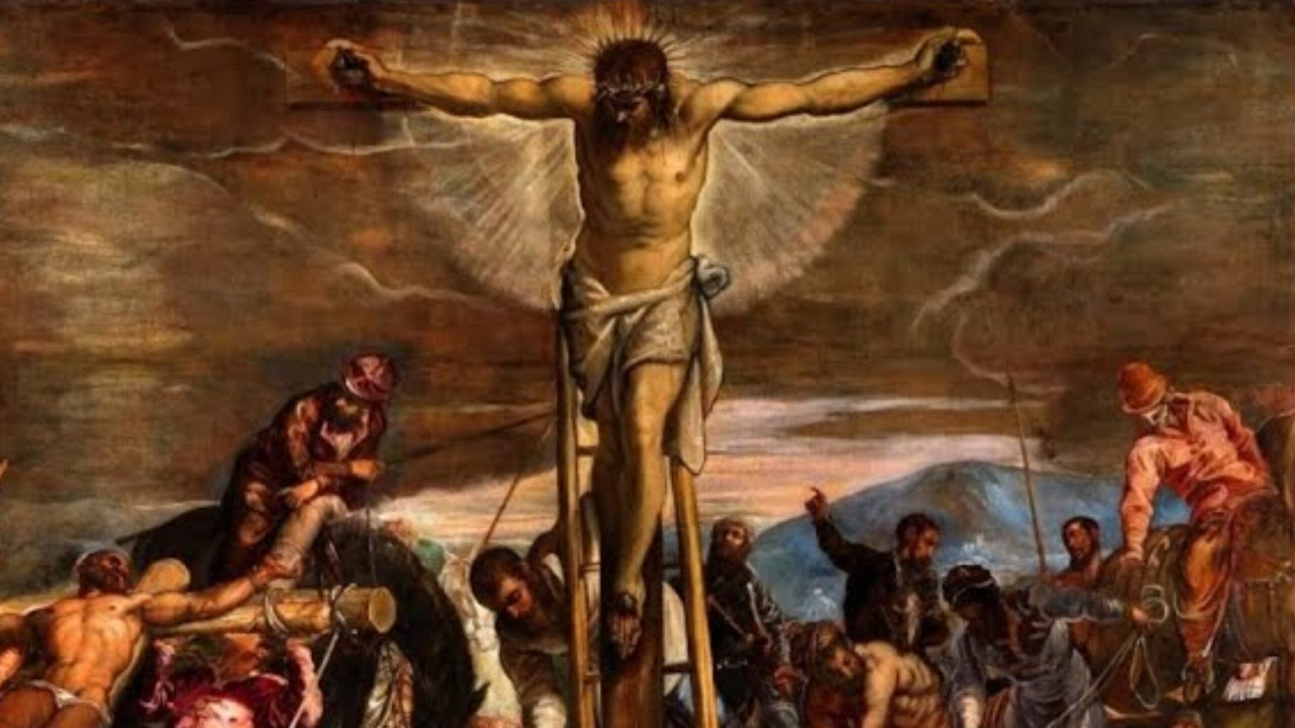 DO MEIO-DIA À 1 HORA DA TARDE. PRIMEIRA HORA DE AGONIA NA CRUZ. A PRIMEIRA PALAVRA DE JESUS.