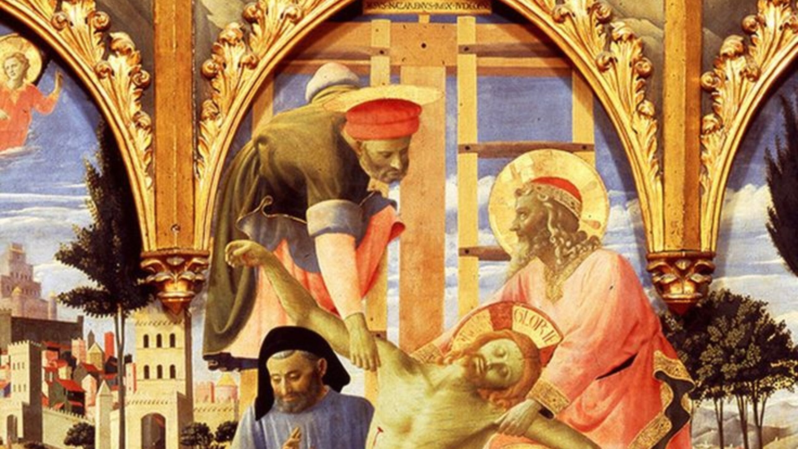 DAS 3 ÀS 4 DA TARDE. JESUS MORTO É TRESPASSADO COM UM GOLPE DE LANÇA.