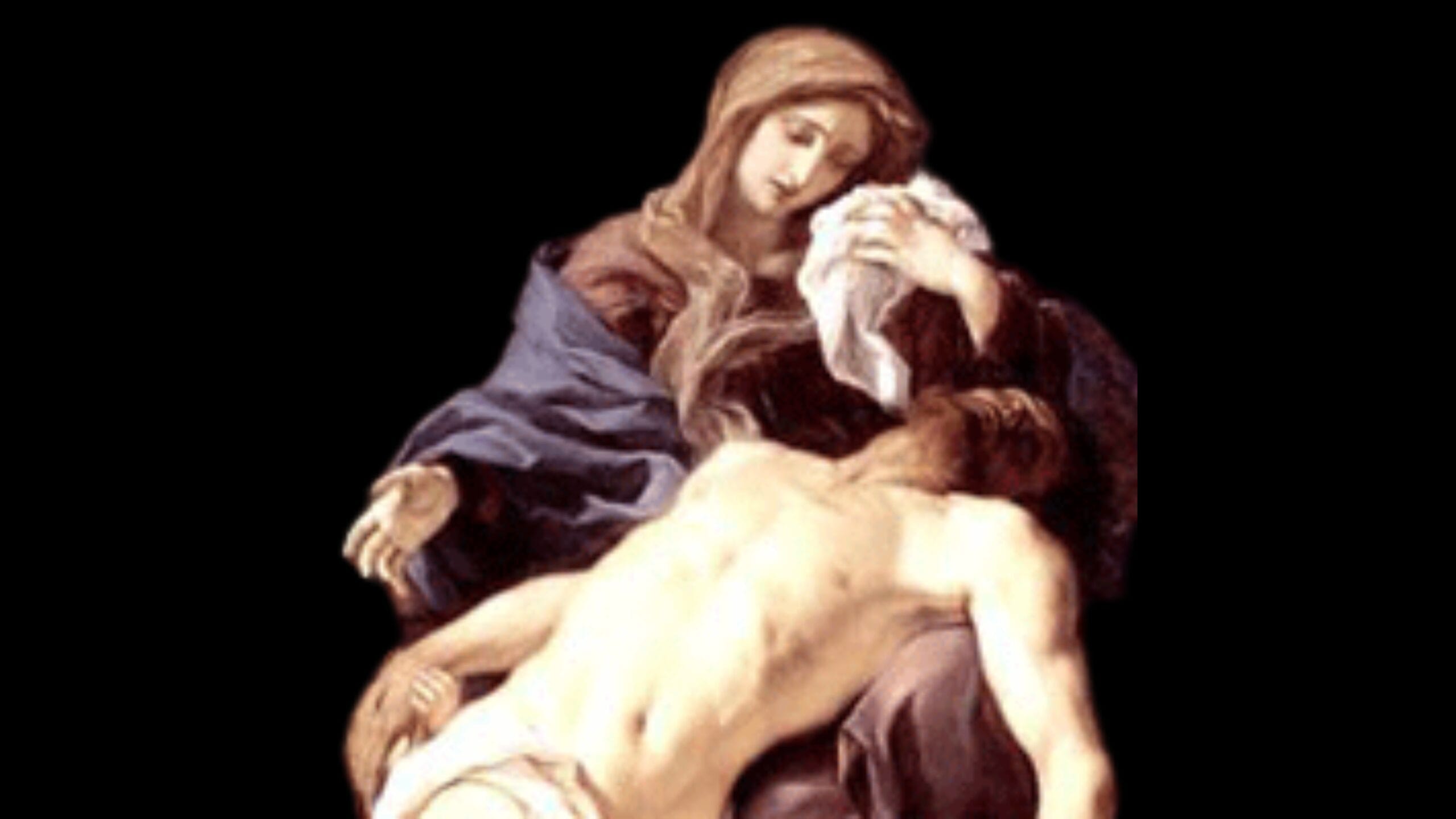 DAS 4 ÀS 5 DA TARDE. A SEPULTURA DE JESUS. MARIA SANTÍSSIMA DESOLADA.