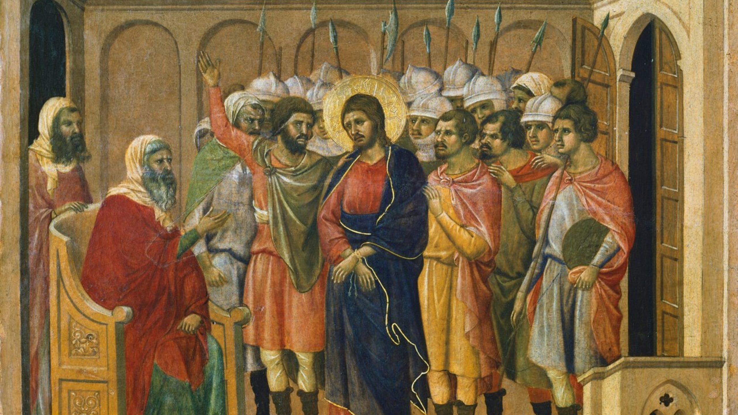 DAS 2 ÀS 3 DA MADRUGADA. JESUS É APRESENTADO A ANÁS.