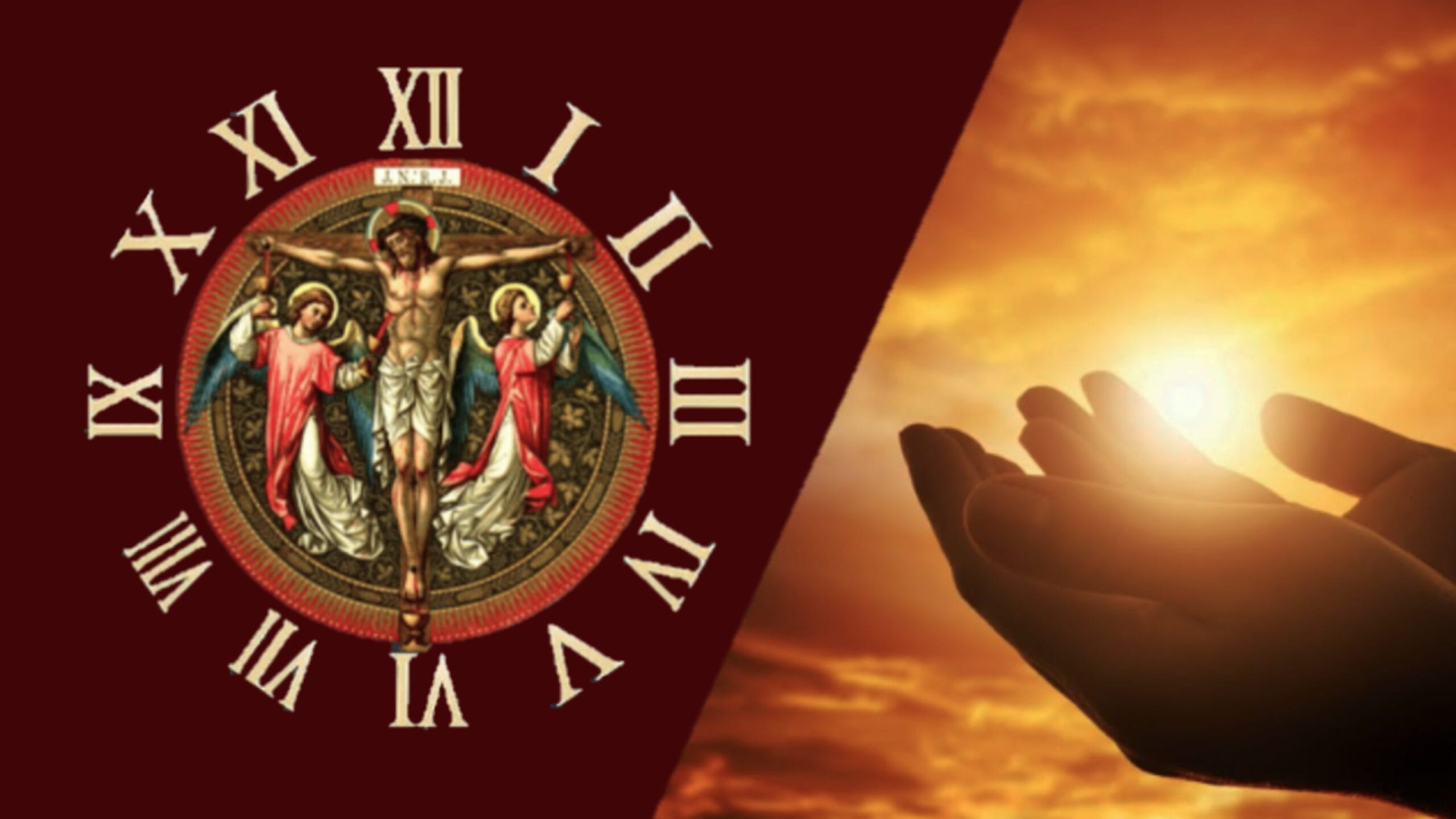 RELÓGIO DA PAIXÃO DE NOSSO SENHOR JESUS CRISTO.
