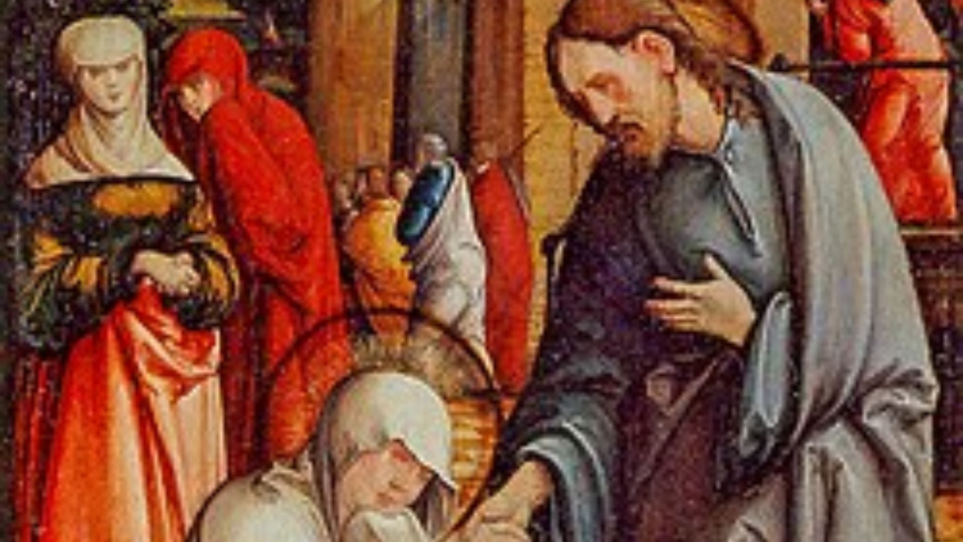 DAS 6 ÀS 7 DA NOITE. JESUS SEPARA-SE DA SUA MÃE SANTÍSSIMA E ENCAMINHA-SE PARA O CENÁCULO.